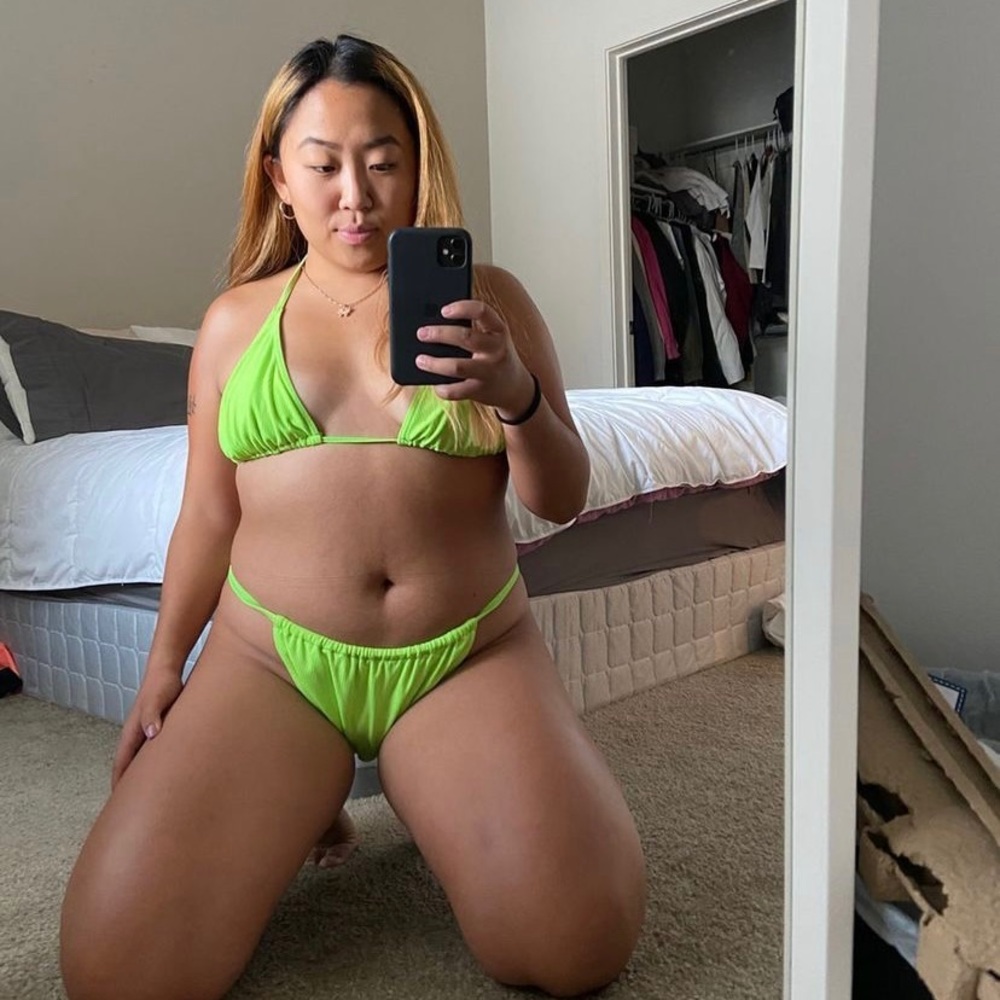 Lime Green Bikini Set Curvy